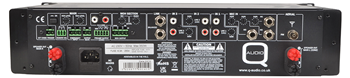 1 to 2 Zone Mixer Amplifier with Media Player Bluetooth 2 x 160W 4 Ohms